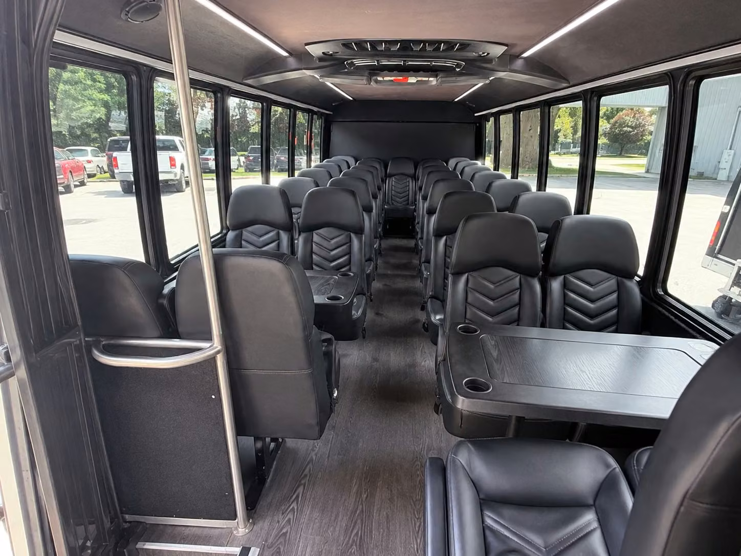 18 passenger minibus inside