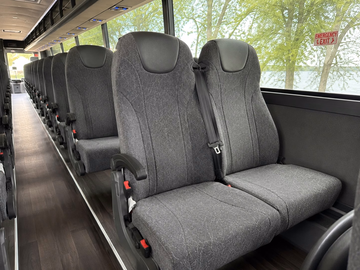 ocala charter bus rental interior